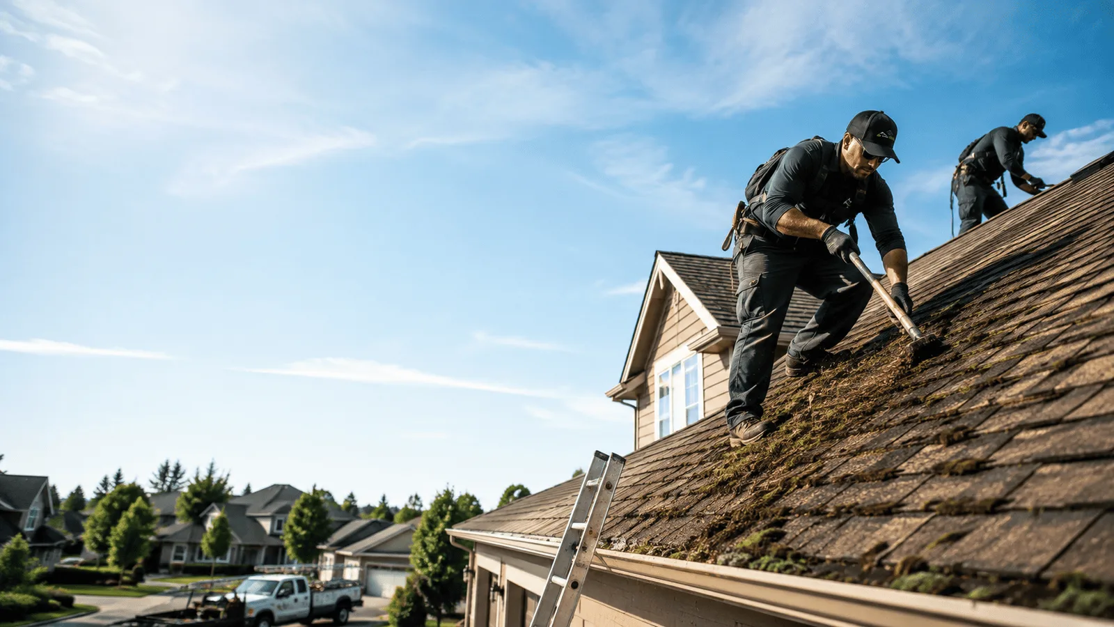 Roof Moss Removal in Wheelock, TX near me